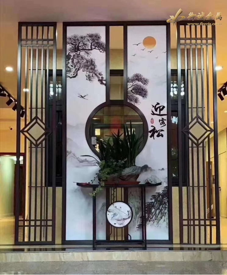 不锈钢屏风实例