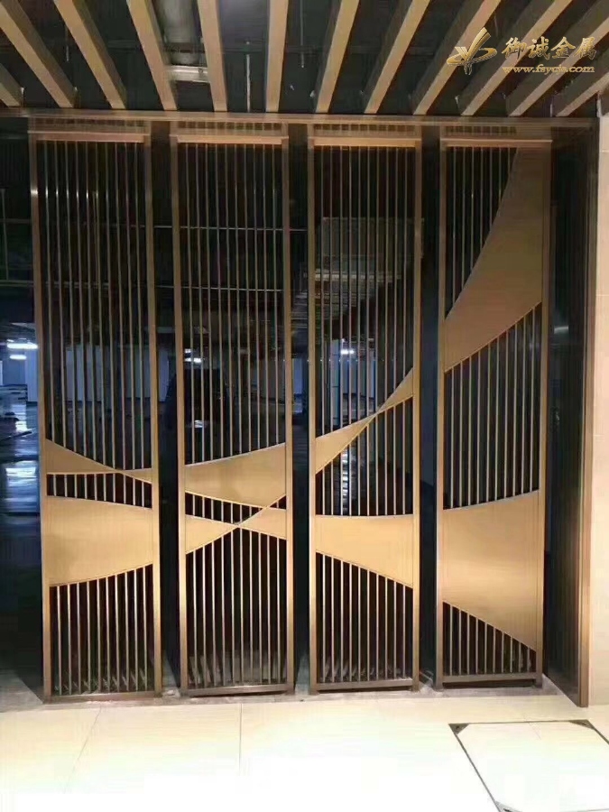 不锈钢屏风实例