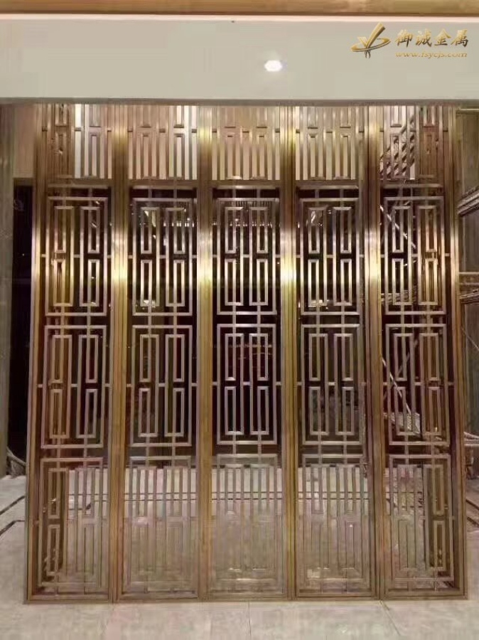 不锈钢屏风实例