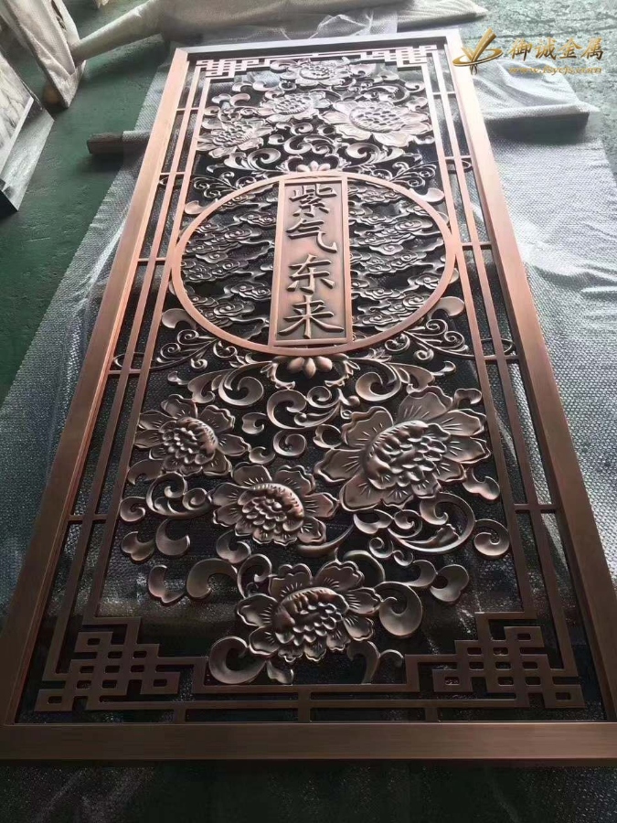 铝雕屏风